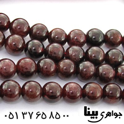 تسبیح یاقوت گارنت 101 دانه ای دانه گرد