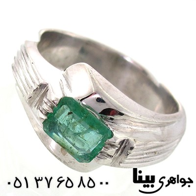 انگشتر زمرد کلمبیا مردانه مرغوب