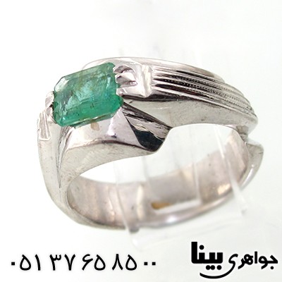انگشتر زمرد کلمبیا مردانه مرغوب