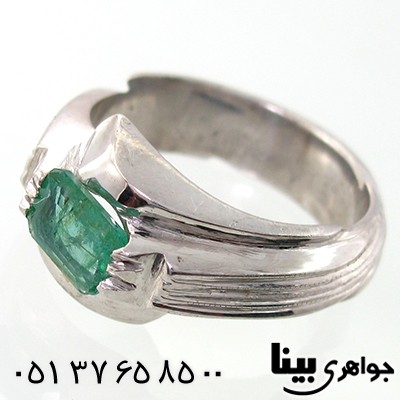 انگشتر زمرد کلمبیا مردانه مرغوب