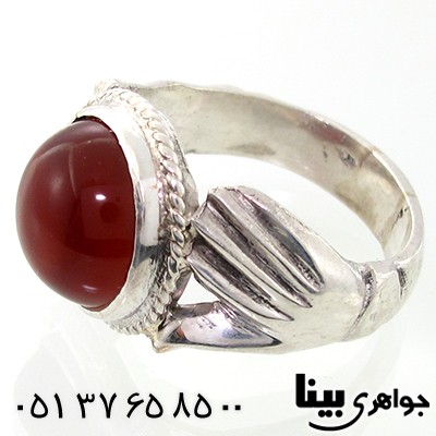 انگشتر عقیق خراسانی مردانه سنتی