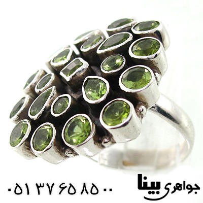 انگشتر زبرجد زنانه درشت