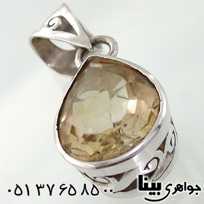 گردنبند سیترین زنانه درشت اشکی
