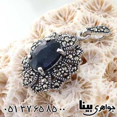گردنبند یاقوت کبود زنانه مارکازیت هانگ مدل روژا