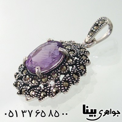 گردنبند آمتیست زنانه مارکازیت هانگ