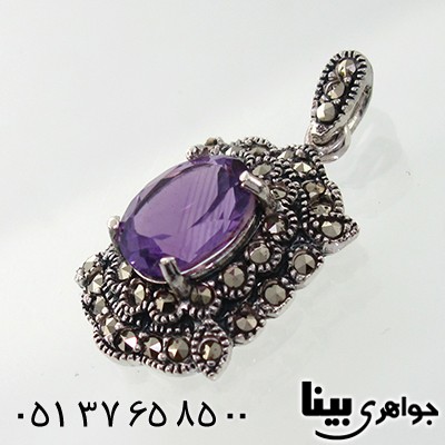 گردنبند آمتیست زنانه مارکازیت هانگ