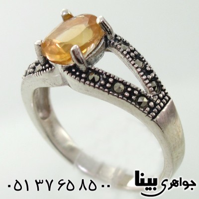 انگشتر سیترین زنانه مارکازیت هانگ