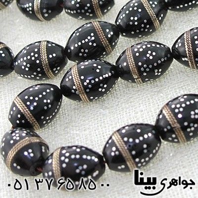تسبیح کشکول (کوک) 33 دانه ای درشت نقره کوب مرغوب