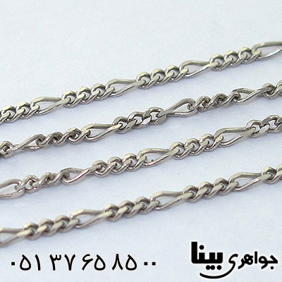 زنجیر نقره زنانه رودیوم 45 سانتی _کد:8104 زنجیر نقره زنانه رودیوم 45 سانتی _کد:8104