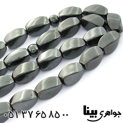 تسبیح حدید 33 دانه ای درشت تراش دار