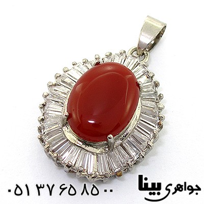 گردنبند عقیق قرمز زنانه مدل تارا