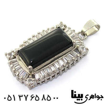 گردنبند عقیق سیاه (اونیکس) زنانه شیک