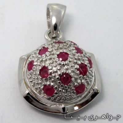 گردنبند یاقوت سرخ توپی