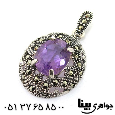 گردنبند آمتیست زنانه مارکازیت هانگ