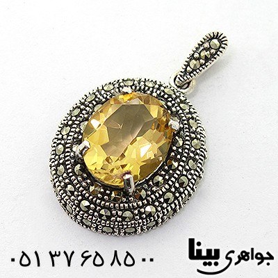 گردنبند سیترین زنانه مارکازیت هانگ