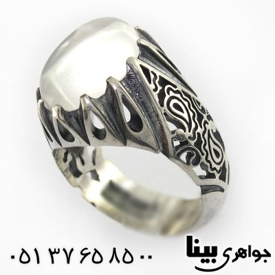 انگشتر در نجف مردانه با رکاب دور اشکی