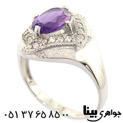انگشتر آمتیست زنانه رادیوم لوکس