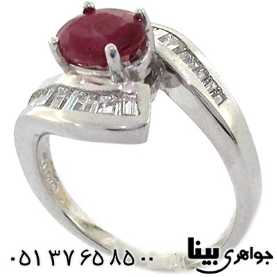 انگشتر یاقوت سرخ زنانه رادیوم لوکس