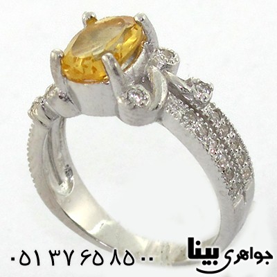 انگشتر سیترین زنانه رادیوم لوکس
