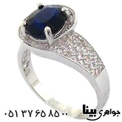 انگشتر یاقوت کبود زنانه رادیوم لوکس