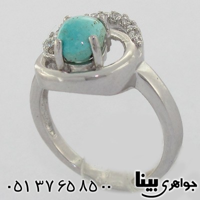 انگشتر فیروزه نیشابوری زنانه رادیوم لوکس مدل سارینا