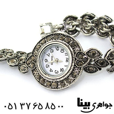 ساعت حدید زنانه طرح مارکازیتی دایره ای