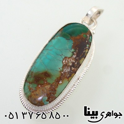 گردنبند فیروزه نیشابوری اصیل مناسب سنگ درمانی