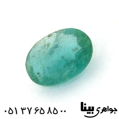 نگین انگشتر زمرد زامبیا زلال و شفاف