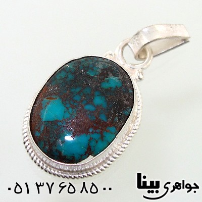 گردنبند فیروزه نیشابوری اصیل مناسب سنگ درمانی
