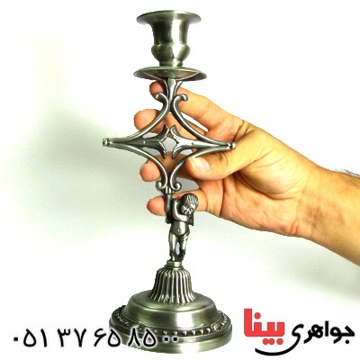 متفرقه شمعدانی فلزی مدل silver فرشته کوچک