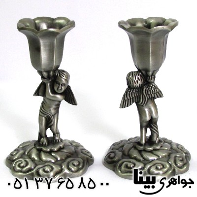متفرقه شمعدانی فلزی مدل silver فرشته