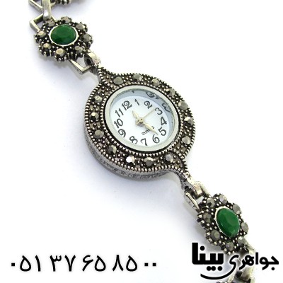 ساعت حدید و چند نگین زنانه طرح مارکازیت مدل ویدا