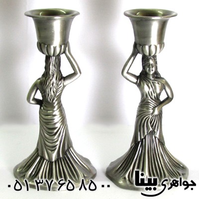 متفرقه شمعدانی فلزی مدل silver آنجلا