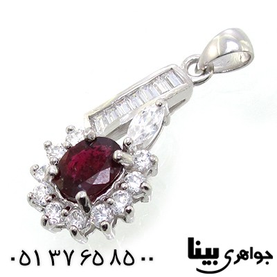 گردنبند یاقوت سرخ خوشرنگ زنانه رادیوم لوکس