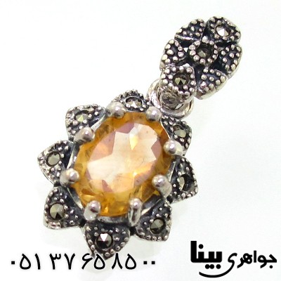 گردنبند سیترین زنانه مارکازیت هانگ مدل ستاره