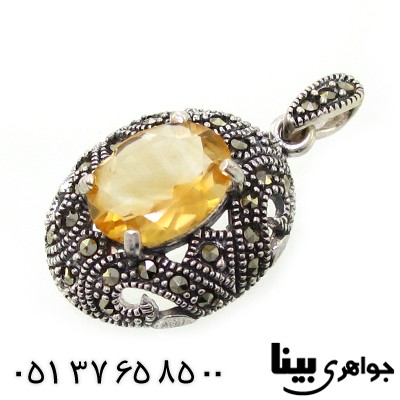 گردنبند سیترین زنانه مارکازیت هانگ
