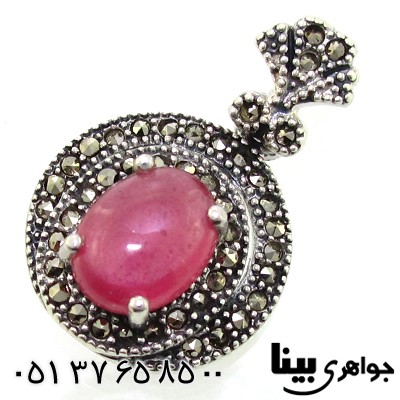 گردنبند یاقوت سرخ خوشرنگ زنانه مارکازیت هانگ