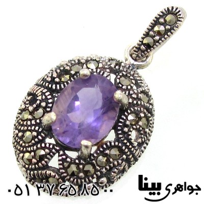 گردنبند آمتیست زنانه مارکازیت هانگ