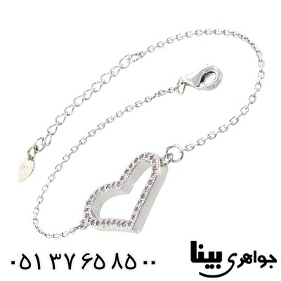 دستبند سوارسکی اصل زنانه مدل قلب