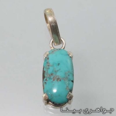 گردنبند فیروزه نیشابوری عمودی