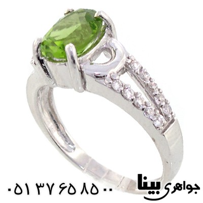 انگشتر زبرجد عالی زنانه رادیوم لوکس