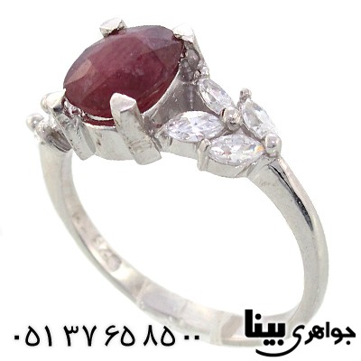 انگشتر یاقوت سرخ زنانه رادیوم لوکس
