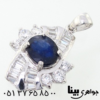 گردنبند یاقوت کبود زنانه درشت رادیوم لوکس مدل زیبا