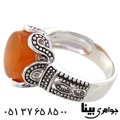 انگشتر عقیق یمنی عالی رادیوم لوکس