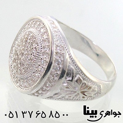 انگشتر نگین سوئیسی مردانه میکروستینگ
