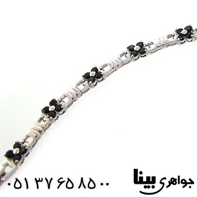 دستبند یاقوت کبود عالی زنانه مدل سوسن