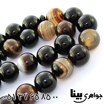 تسبیح عقیق باباقوری 33 دانه ای درشت دانه گرد