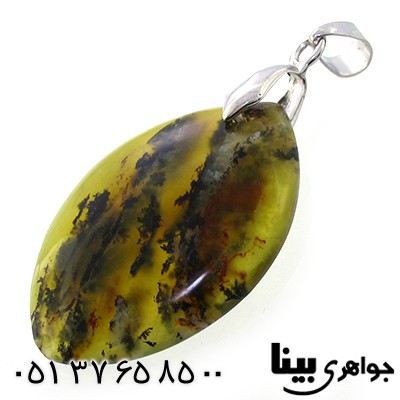 گردنبند یشم شجری راف مناسب سنگ درمانی