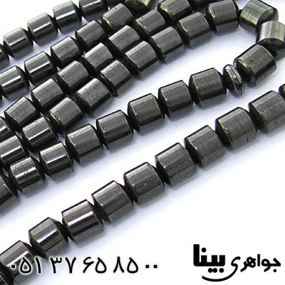 تسبیح حدید صینی قدیمی عالی 101 دانه ای تراش استوانه ای
