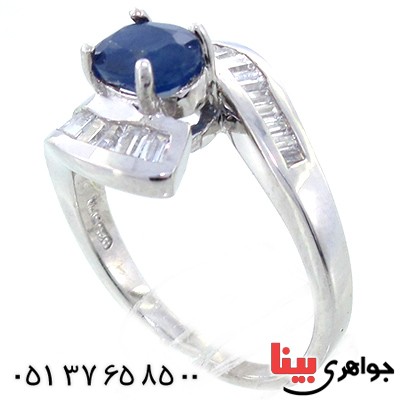 انگشتر یاقوت کبود زنانه رادیوم لوکس